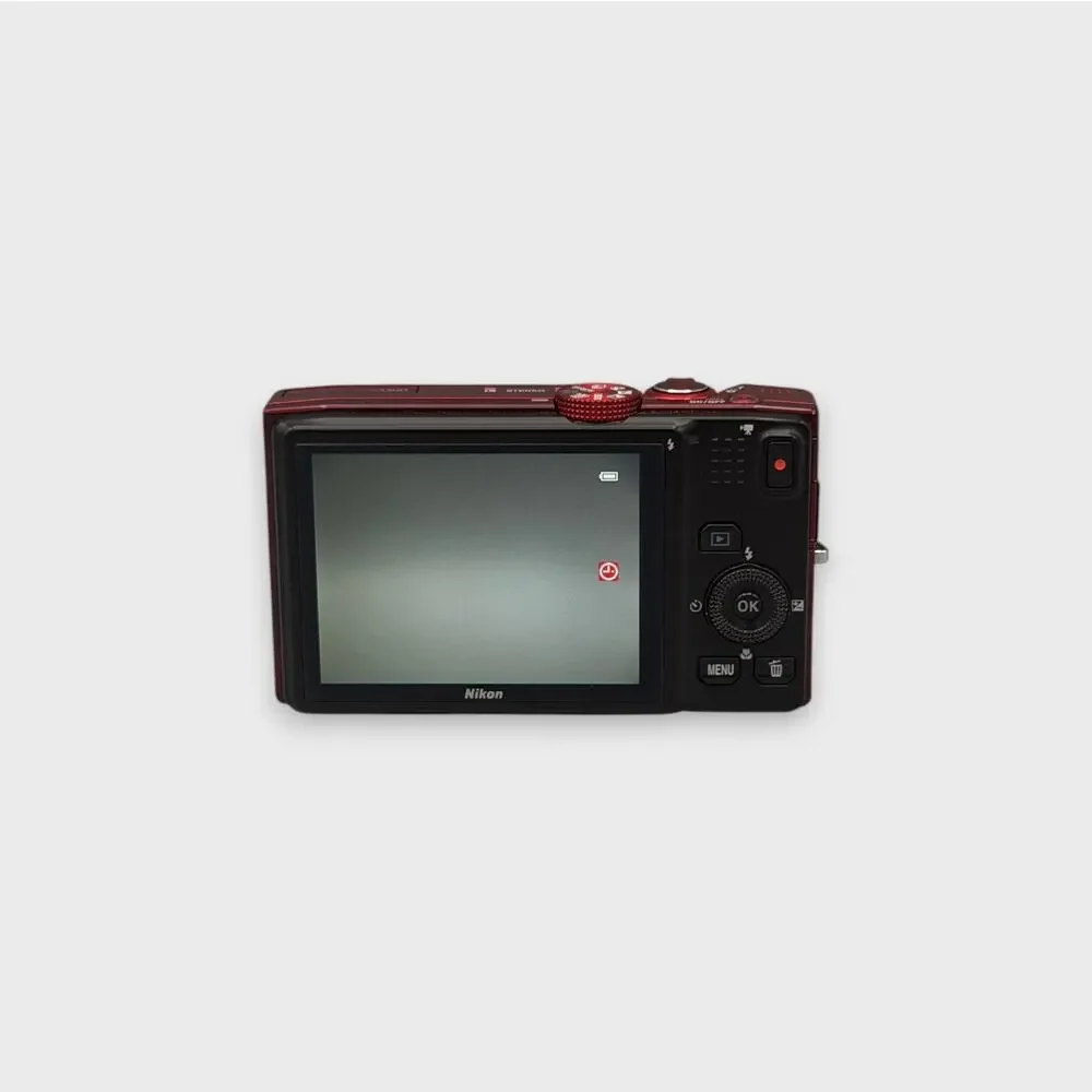 Nikon Coolpix S8200 Digital Camera | 16.1MP | Red